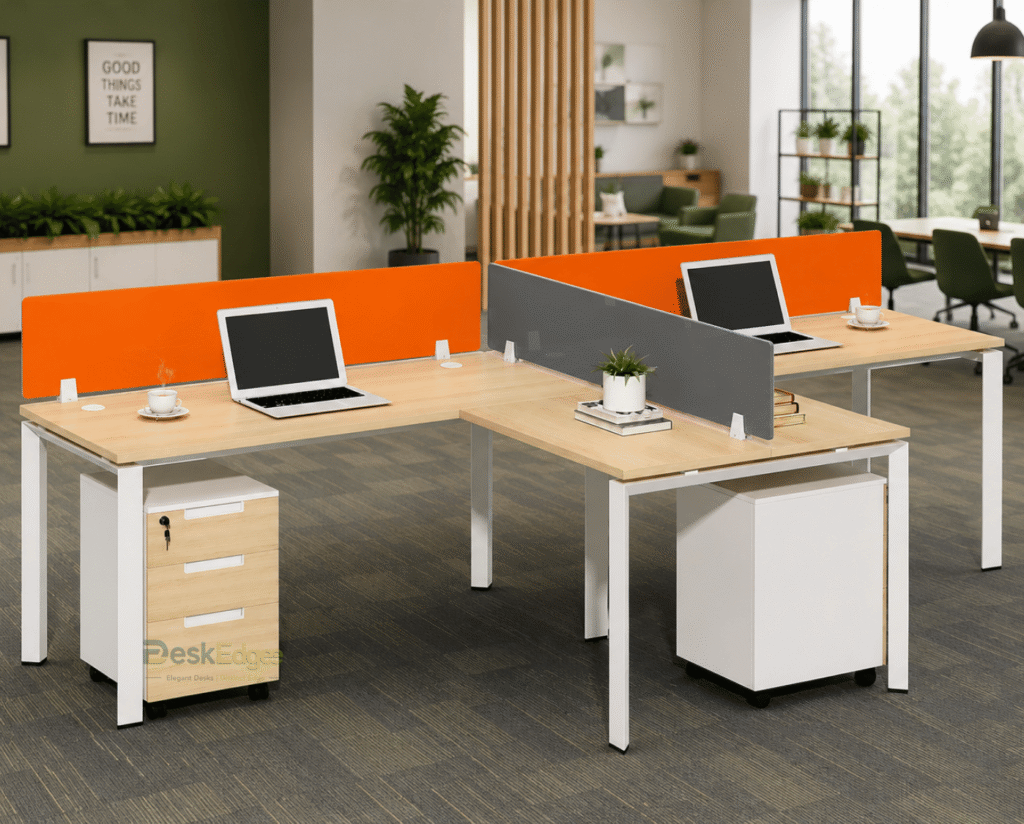 L-Shape Open Office Workstation