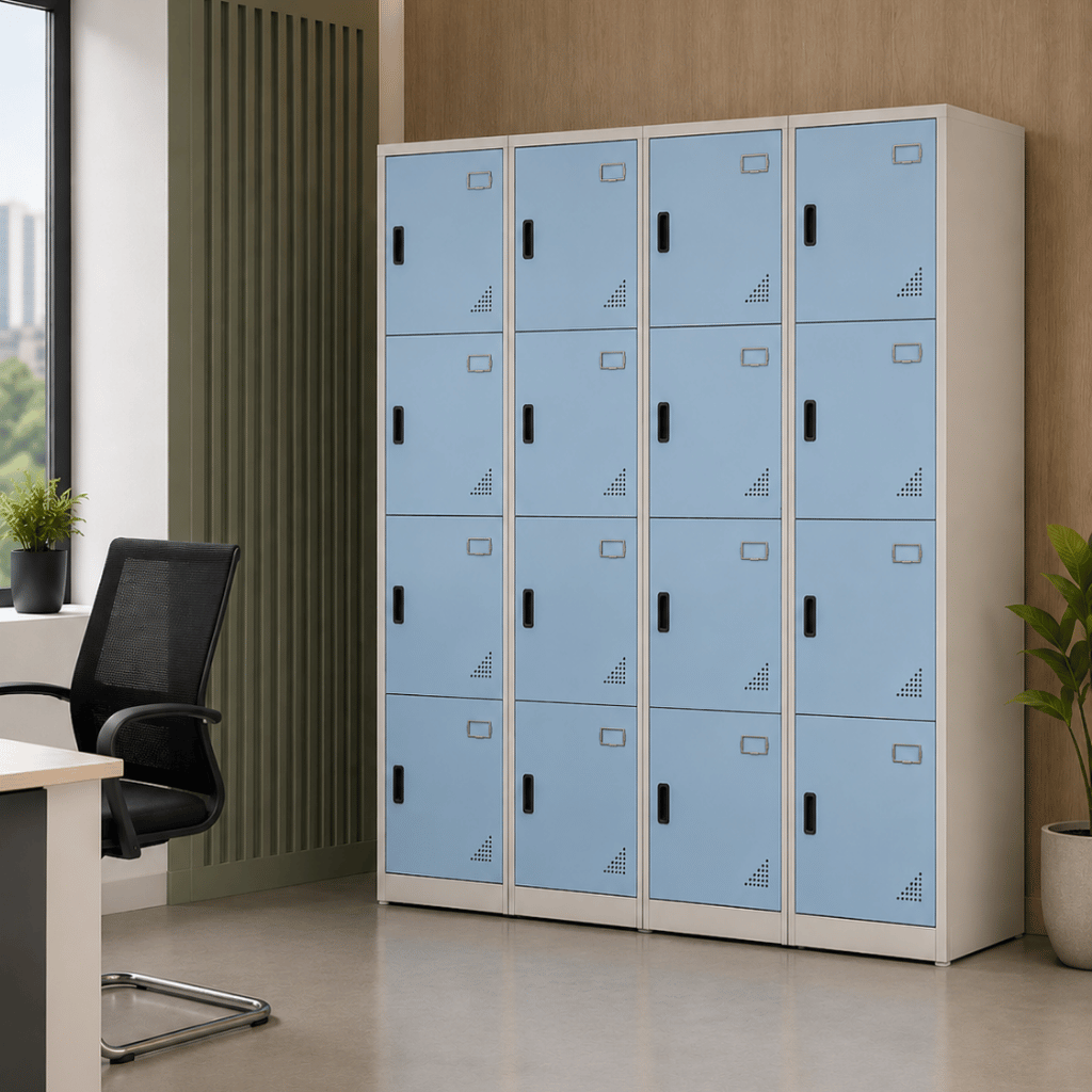 metal office lockers and storage solutions