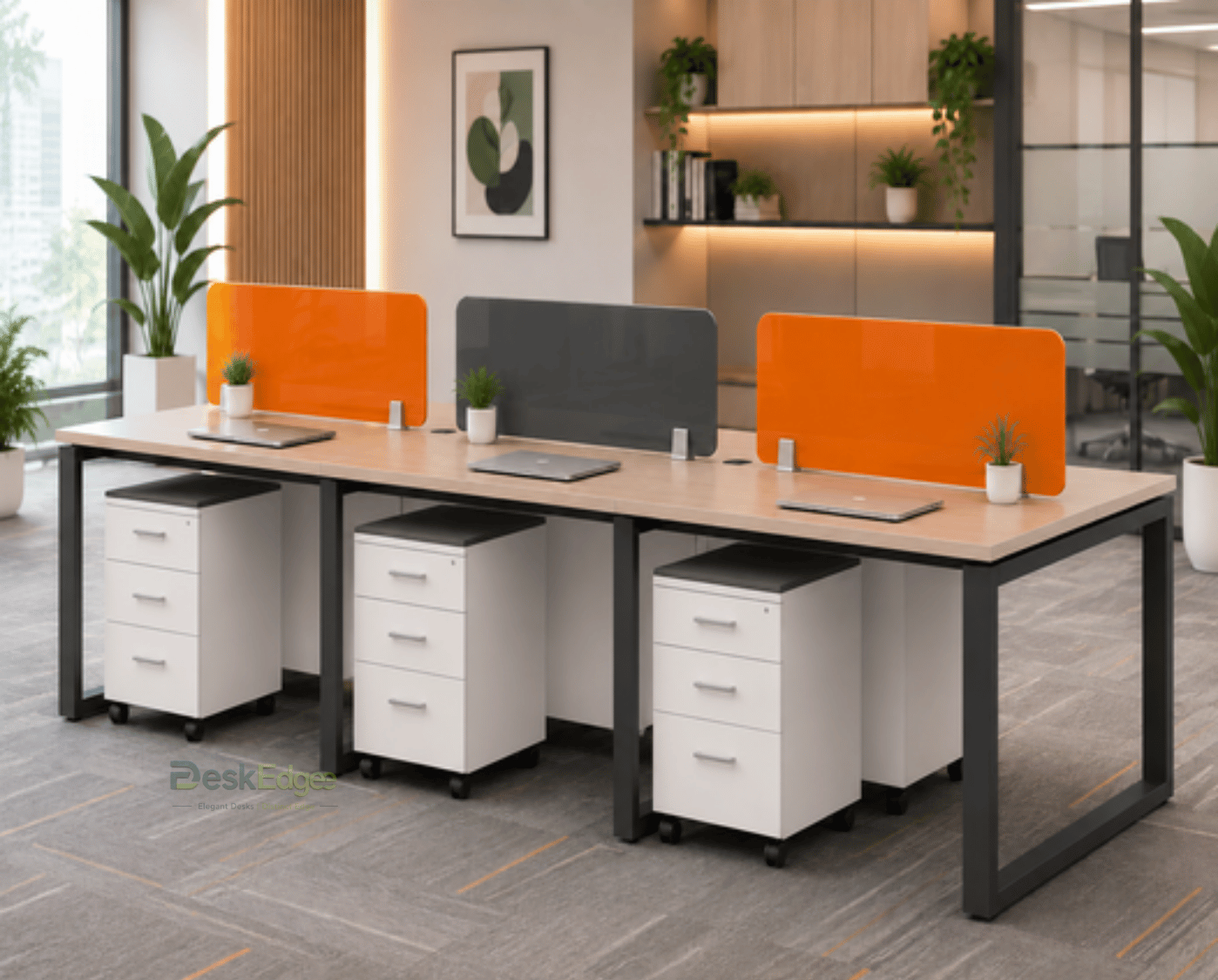 Open Desking Office Workstation