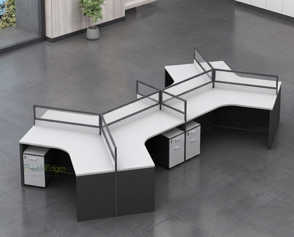 120-Degree Panel-Based Cluster Workstation