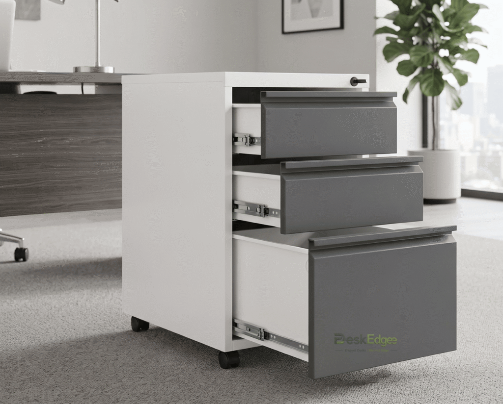 Metal office pedestal