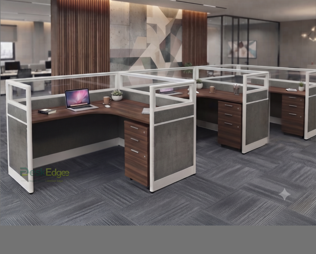 L-Shape Cubicle Office Workstation